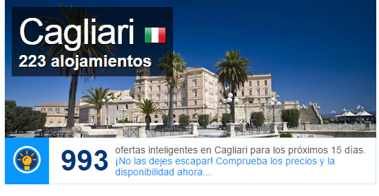 Alojamiento y hoteles en Cagliari, Cerdeña