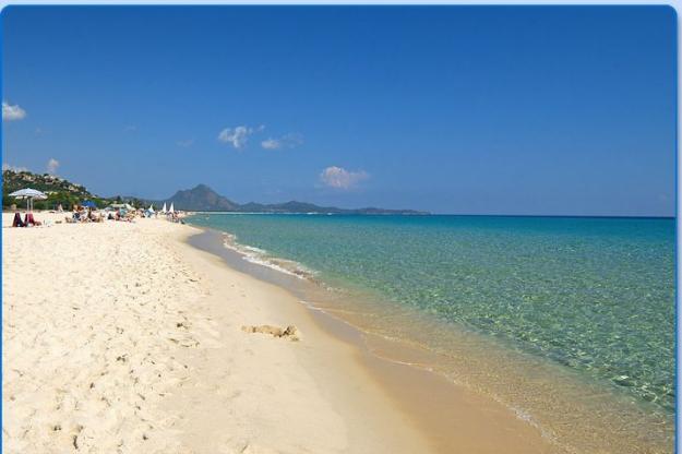 Playa del Poetto en Cagliari