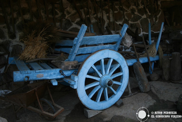 Carro conservado en el museo