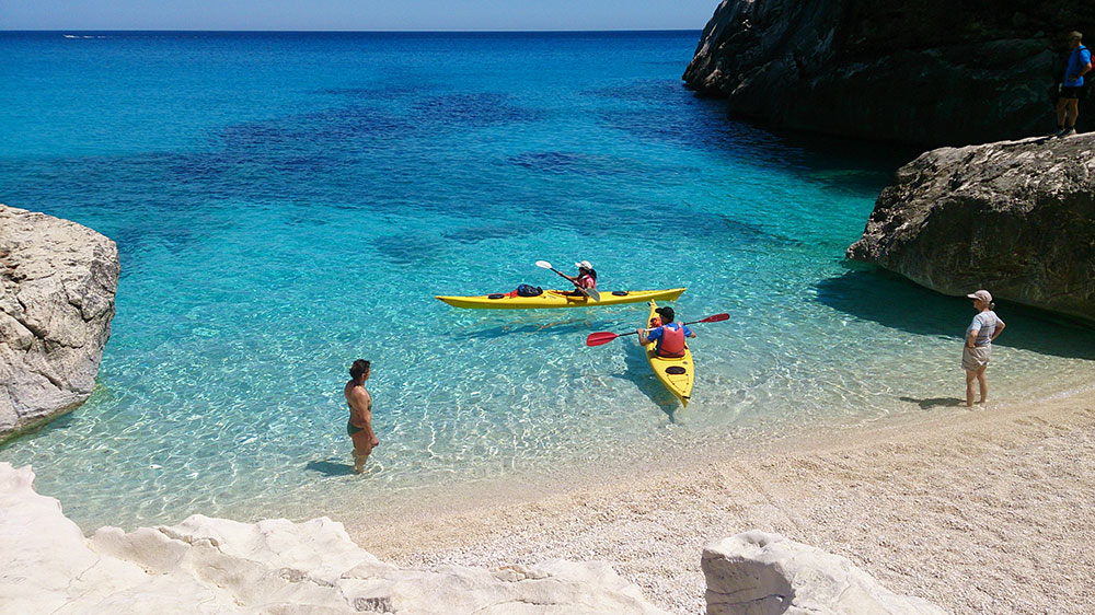 Kayak desde Cala Gonone